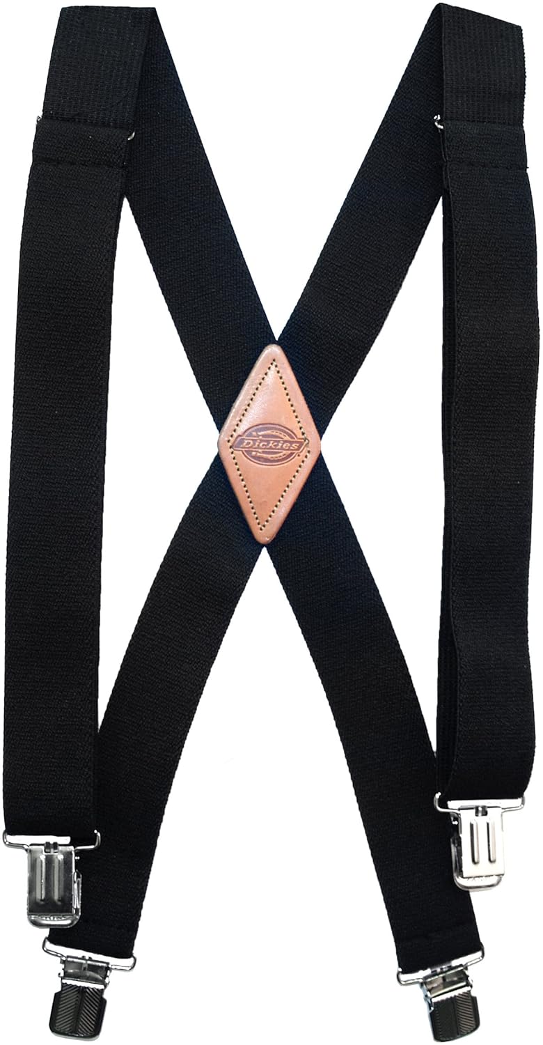 Dickies Men’s 11/2 Solid JClip Suspender Dickies Belts