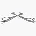 Xikar MTSC Scissors, Bead Blast Finish