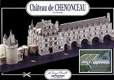 Chateau de Chenonceau: Scale Architectual Paper Model