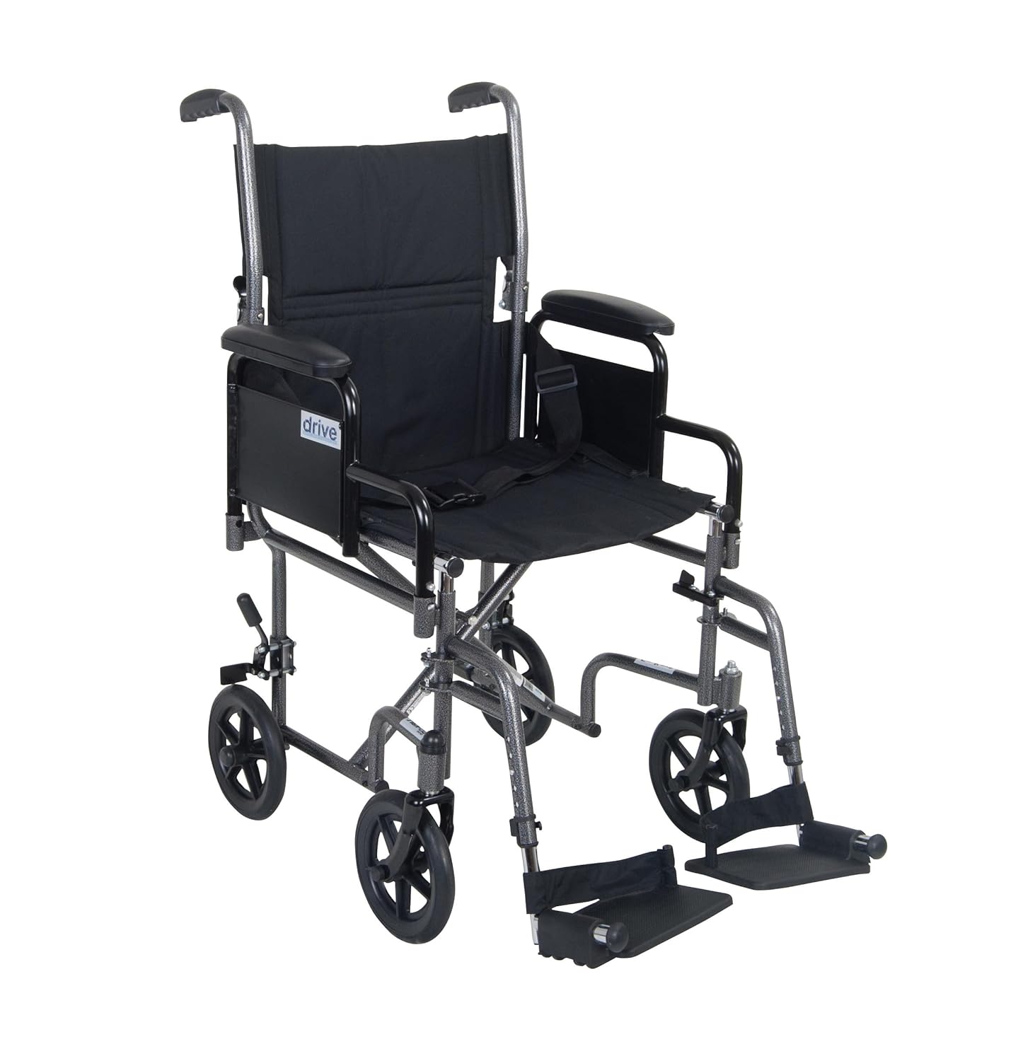 Drive Medical TR39E SV DDA Lightweight Steel Transport Wheelchair with