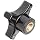 Davies Thermoset Four Arm knob, Flute Rim, Threaded Through Hole, 3/8"-16 Thread Size X 1/2" Thread Length, 2" Diameter (Pack of 5)