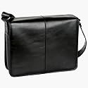 McKlein USA R Series Sheffield Leather Laptop Messenger Bag, BLACK