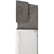 American Carbide Tool Carbide-Tipped Tool Bit for Straight Turning, Right Hand, C2 Grade, AR Style