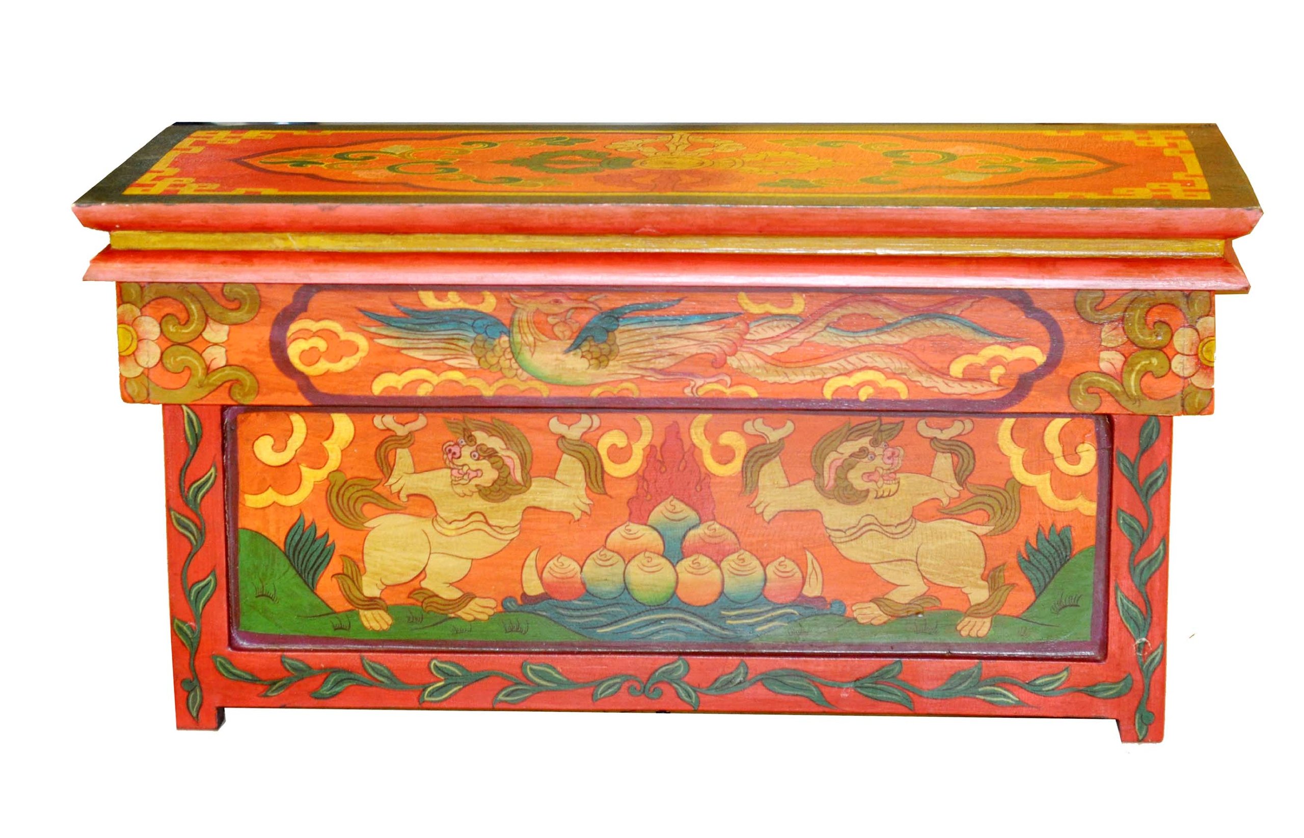 Tibetan Handmade Hand Painted Folding Table, Altar Table eBay