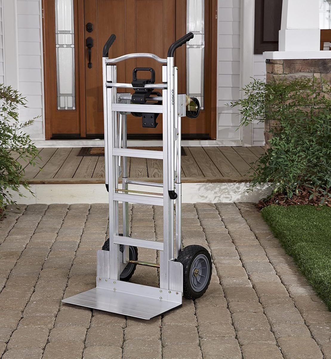 Cosco 3in1 Aluminum Hand Truck/Assisted Hand Truck/Cart w/ flat free
