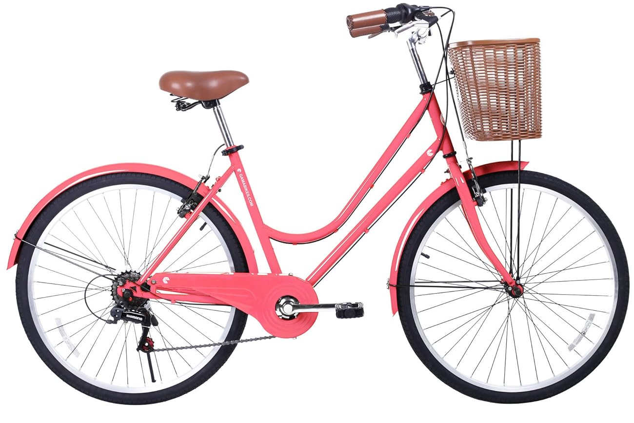 Gama Bikes Women's City Basic StepThru 6 Speed Shimano Hybrid Urban