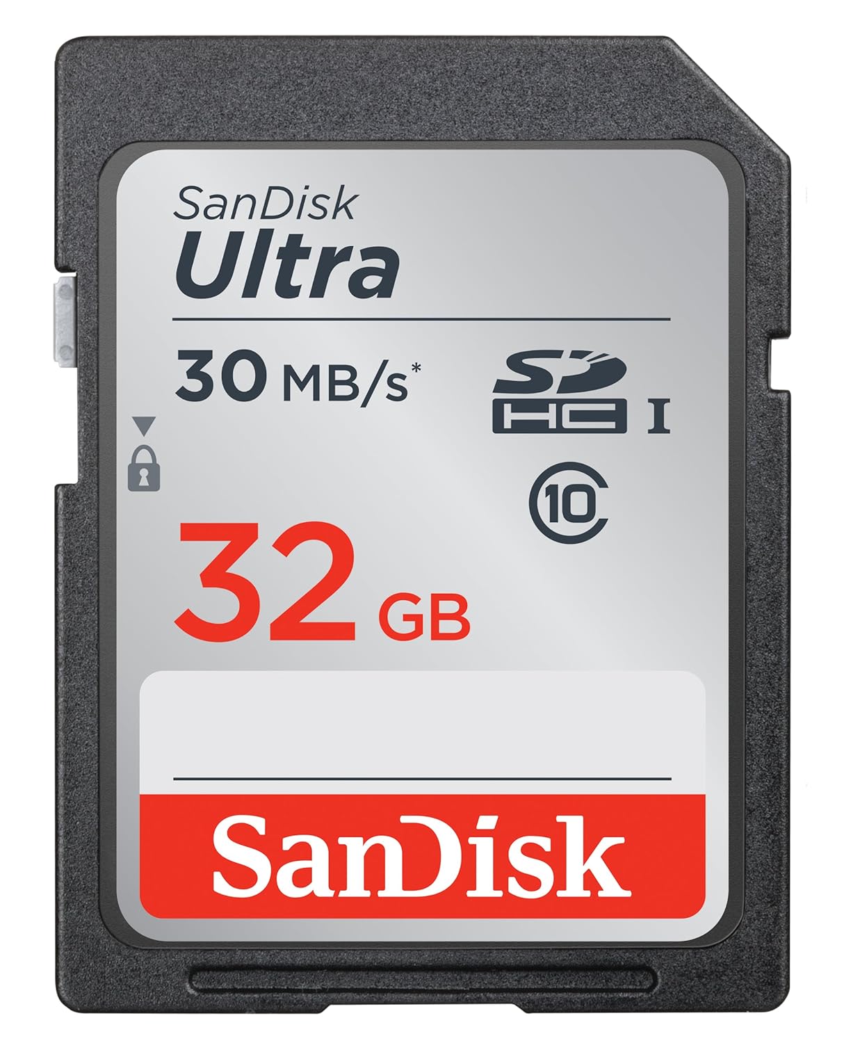 SanDisk Ultra 32GB SDHC Class 10/UHS-1 Flash Memory Card Speed Up To 30MB/s- SDSDU-032G-U46