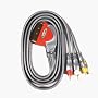 Hibaba S Video and Phono to SCART Lead 1.5m