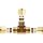 Parker A-Lok 1ET1-B Brass Compression Tube Fitting, Tee, Tube OD