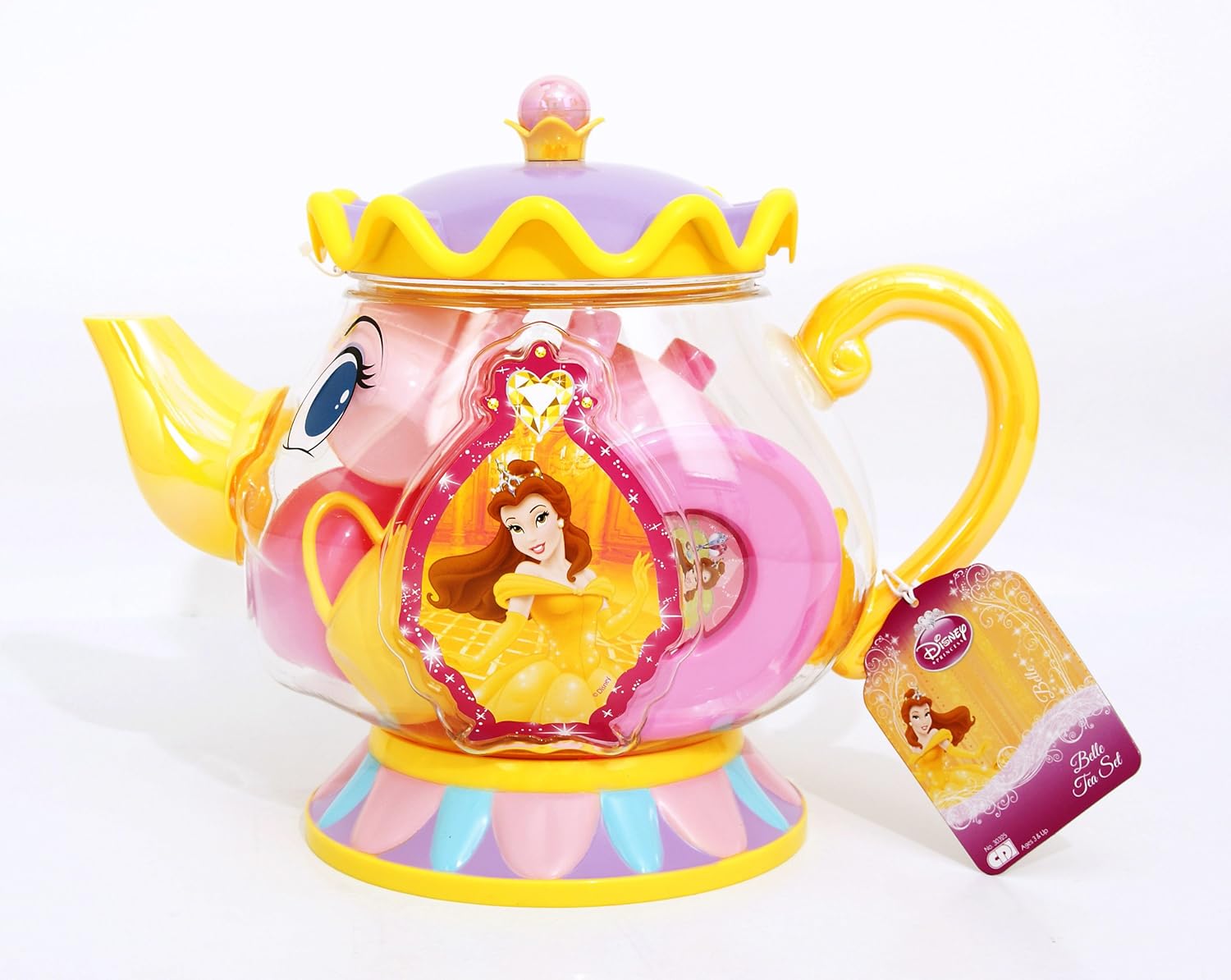 DISNEY PRINCESS ROYAL TEA POT PARTY SET (17 pcs) BELLE (BEAUTY & BEAST