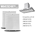 EUKIDKL WB02X24871 Range Hood Filter Replacement Aluminum Grease Filter 