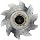 Niagara Cutter B555 Straight Tooth Shank Type Keyseat Cutter, High Speed Steel, Uncoated (Bright), Round Shank, 5/8" Cutter Diameter, 10 Tooth, 1/8" Width
