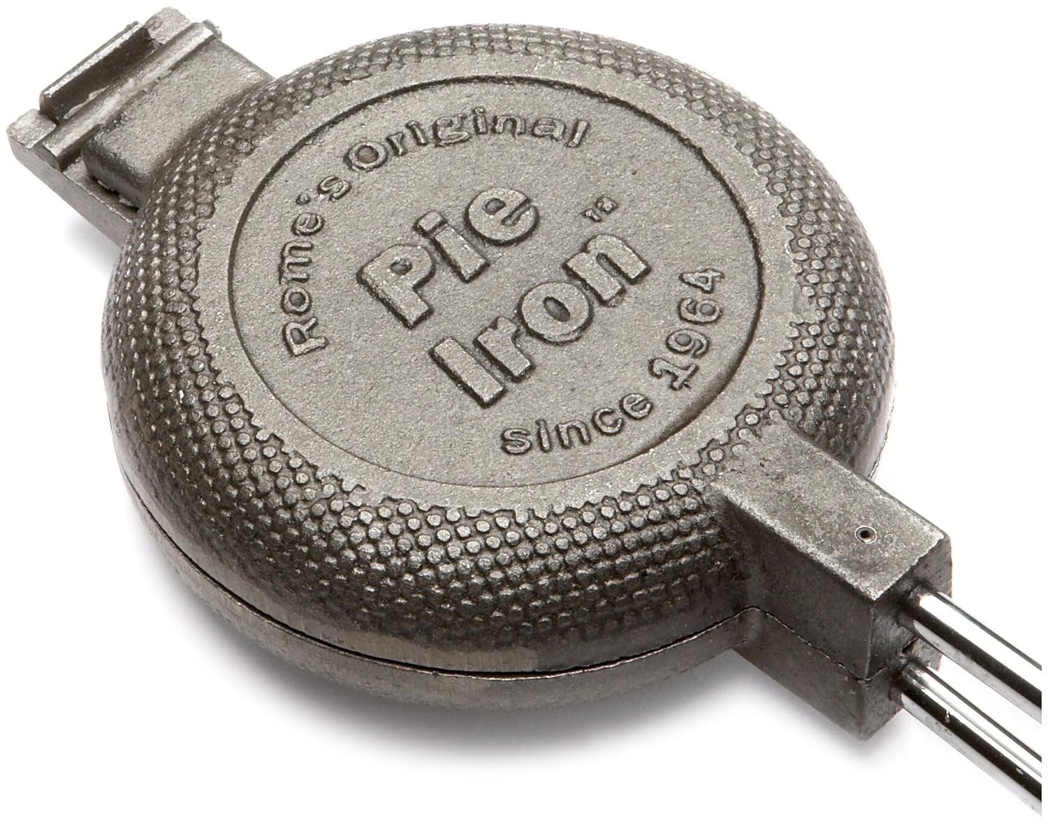 Rome`s 1805 Round Pie Iron with Steel and Wood Handles , New, Free