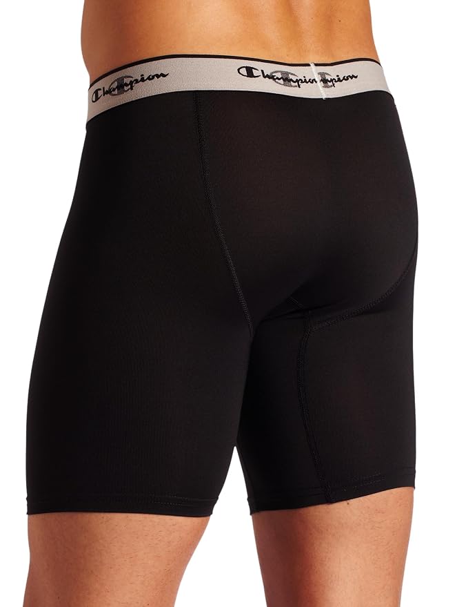 Amazon.com: Champion Men's Tech Performance Long Boxer Brief ...