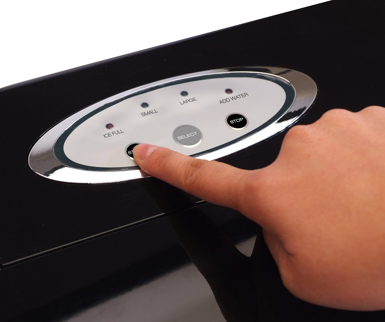 Portable Ice Cube Maker Machine Stainless Steel Wet Bar Cocktail Party