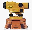 Nikon 6155PFI AX-2S 20X Automatic Optical Level Package with Stadia, Tripod, Rod, and Carrying Case