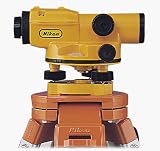 Nikon 6155PFI AX-2S 20X Automatic Optical Level Package with Stadia, Tripod, Rod, and Carrying Case