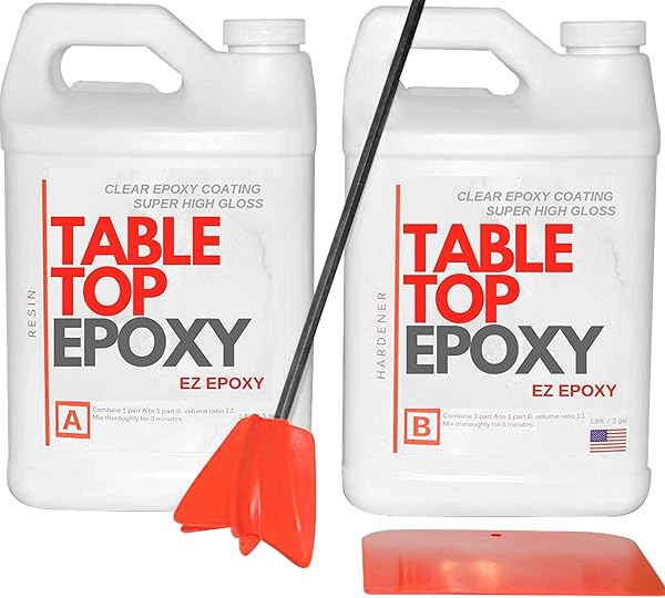 Crystal Clear Epoxy Resin 1 Gallon Epoxy Kit Coating For
