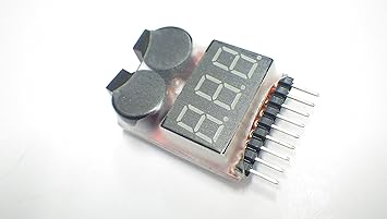 【クリックでお店のこの商品のページへ】1-8S リポバッテリー 簡易 電圧 チェッカー アラーム 【ADVANTAGE】 (リポバッテリー電圧チェッカー): スポーツ&アウトドア