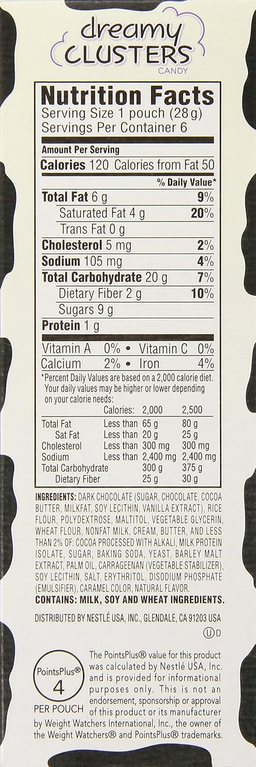 Amazon.com : Nestle Skinny Cow Dark Chocolate Creamy Cluster Box ... Amazon.com : Nestle Skinny Cow Dark Chocolate Creamy Cluster Box ...
