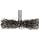 Weiler Narrow Face Wire Wheel Conflex Brush, Round Shank, Steel, Crimped Wire