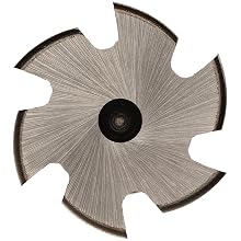 Niagara Cutter CVS130 Convex Radius Shank Type Cutter, High Speed Steel, Uncoated (Bright), Weldon Shank, 3/4" Cutter Diameter, 6 Flutes, 1/32" Radius
