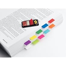 Post-it Flags, Red, 1-Inch Wide, 50/Dispenser, 1-Dispenser/Pack