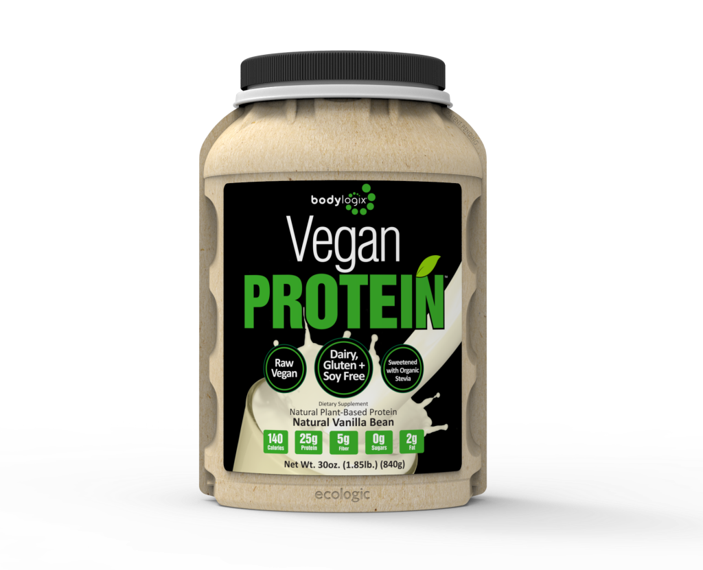 Bodylogix Natural Whey Protein Nutrition Shake, Natural Vanilla Bean, 1.85 Pound