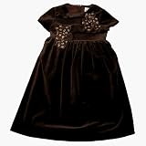 Florence Eiseman brown velvet dress w/2 bows
