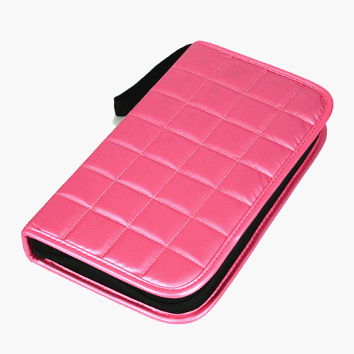 Childrens Toyshop  Electronics : Hibaba CD 48 Lifestyle Quilt Pink CD Wallet (Holds up to 48 CDs in a protective wallet)