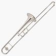 Cecilio 2Series TB-280N Nickel Plated B Flat Trombone w/ Case and Accessories