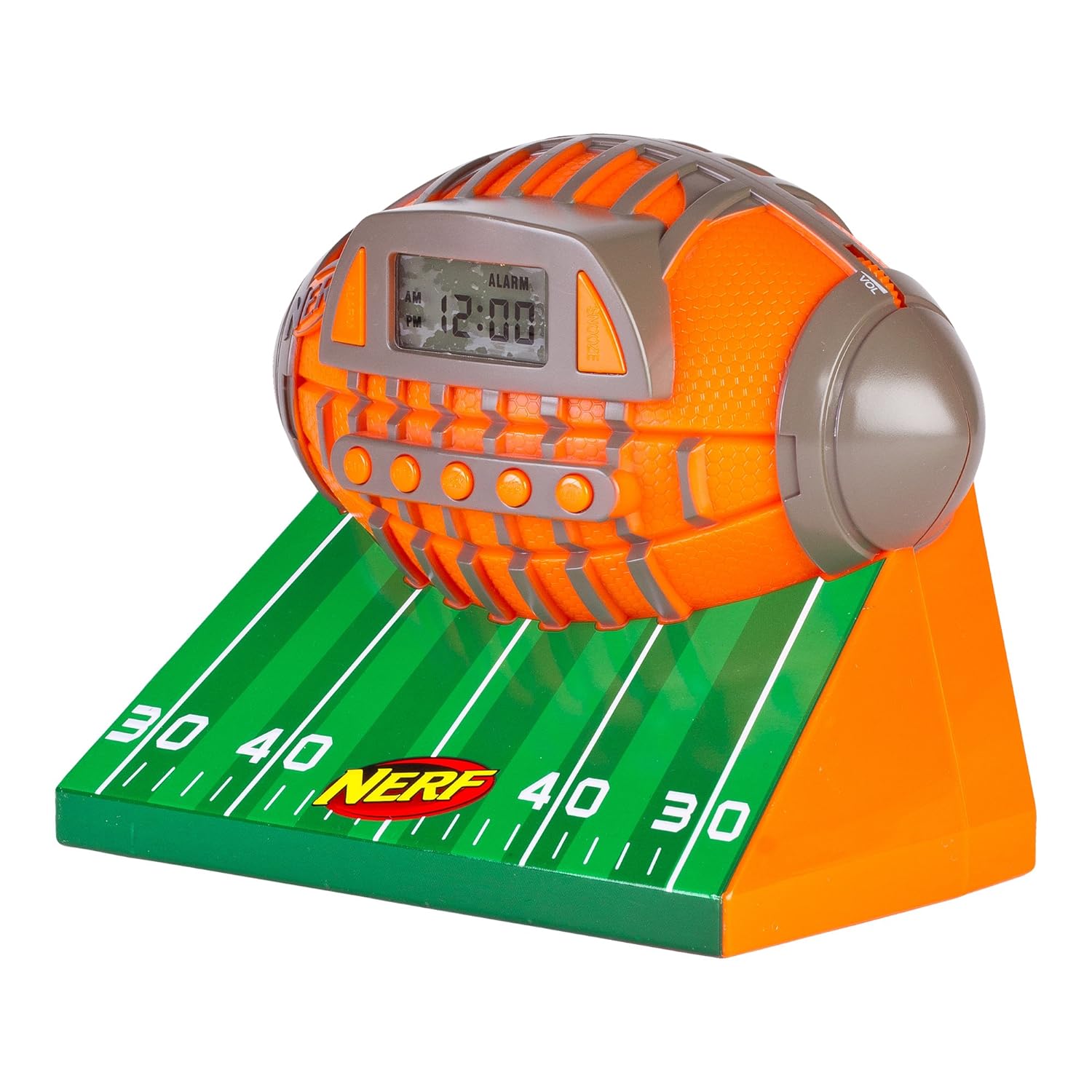 Nerf Football Alarm Clock Radio 52356 New!! Retail Packaging + Free