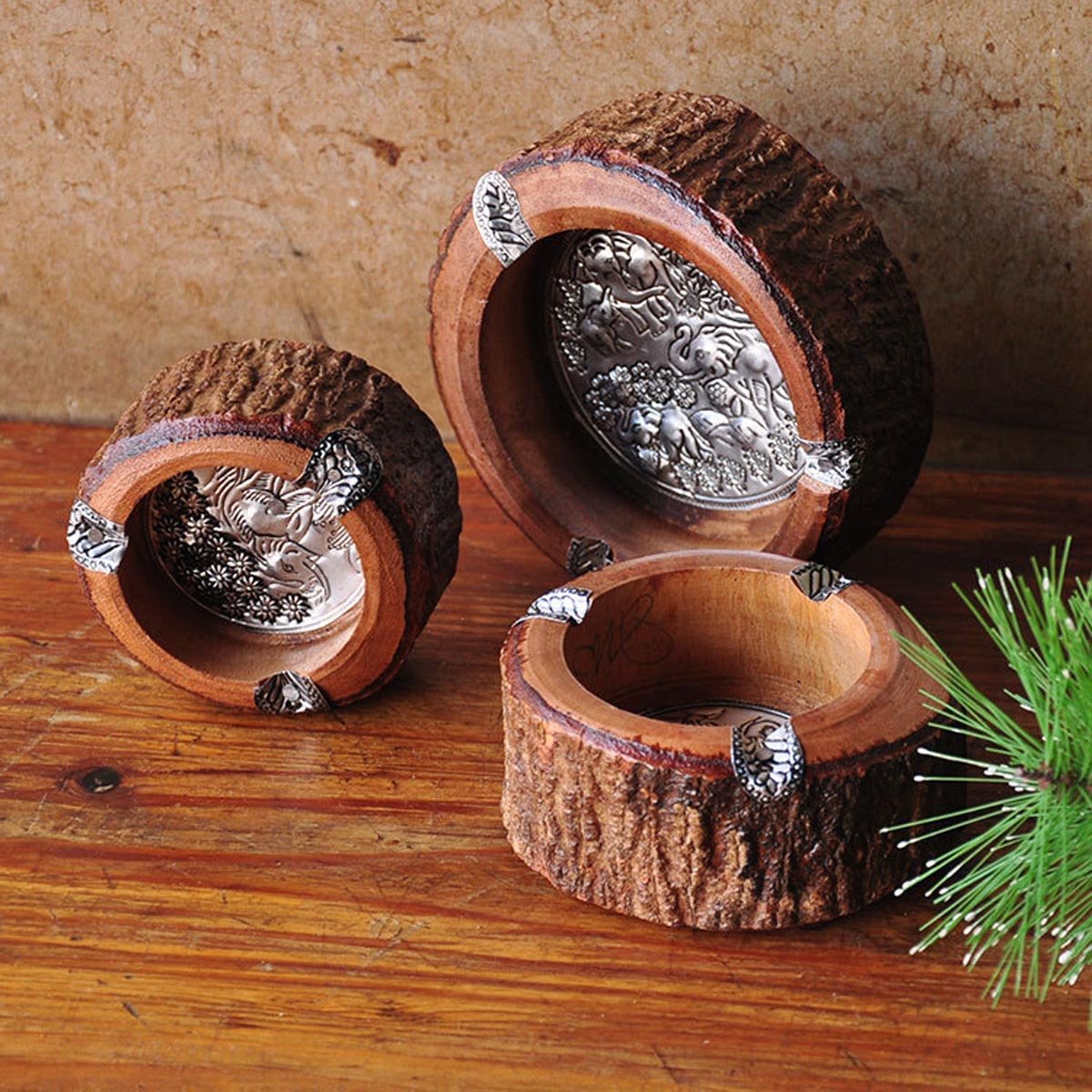 5.5cm 10.16cm Diameter Unique Handmade Vintage Round Original Antique