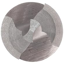 Chicago Latrobe 217B High-Speed Steel Center Drill Bit, Bell Style, Uncoated (Bright) Finish, Round Shank, 120 Degree Angle