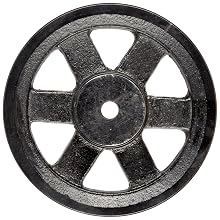 Martin FHP Sheave BS, 3L/4L or A Belt Section, 2 Grooves, Class 30 Gray Cast Iron