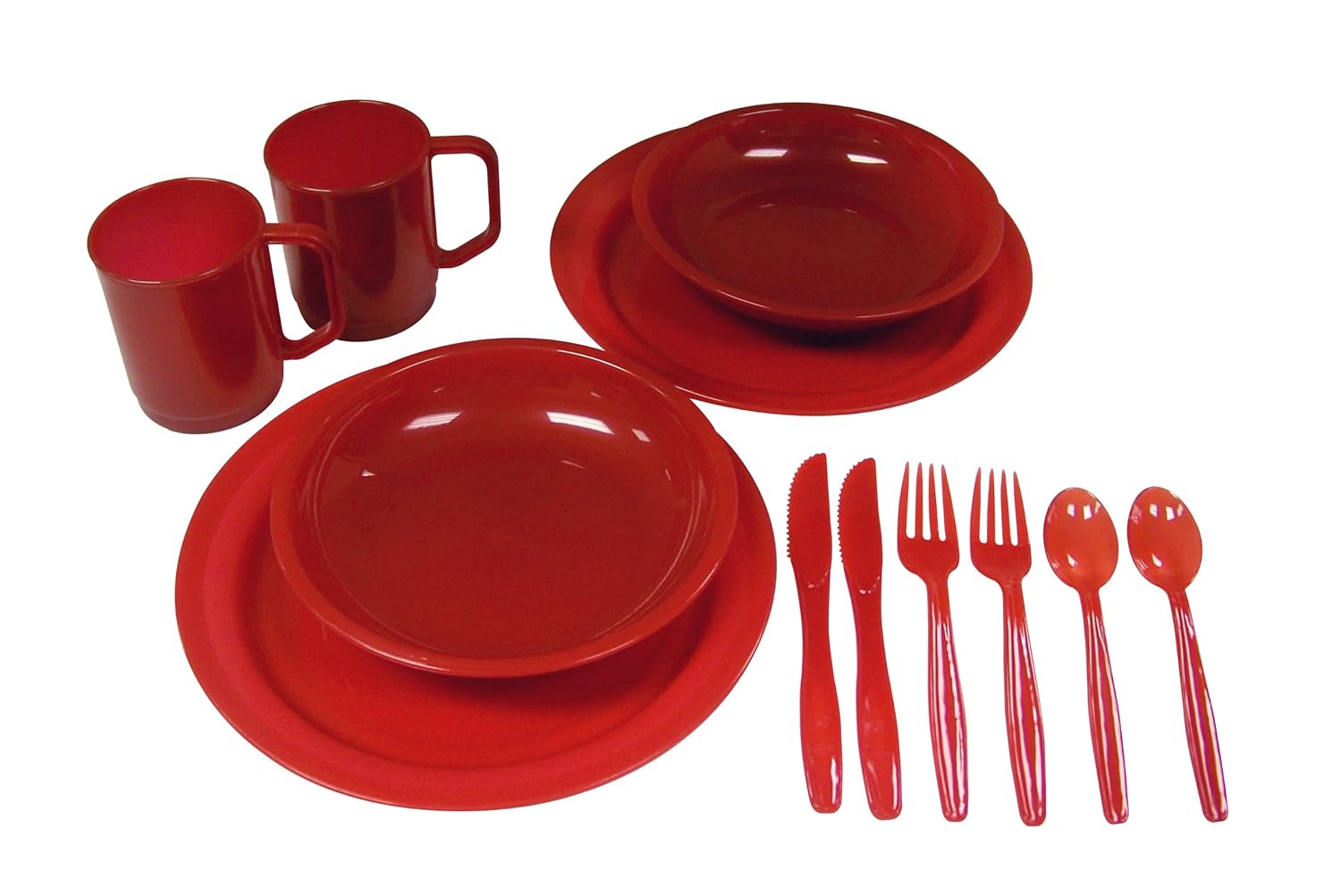 Coleman 2Person Camping Dinnerware Set (Colors Vary) , New, Free Shipping