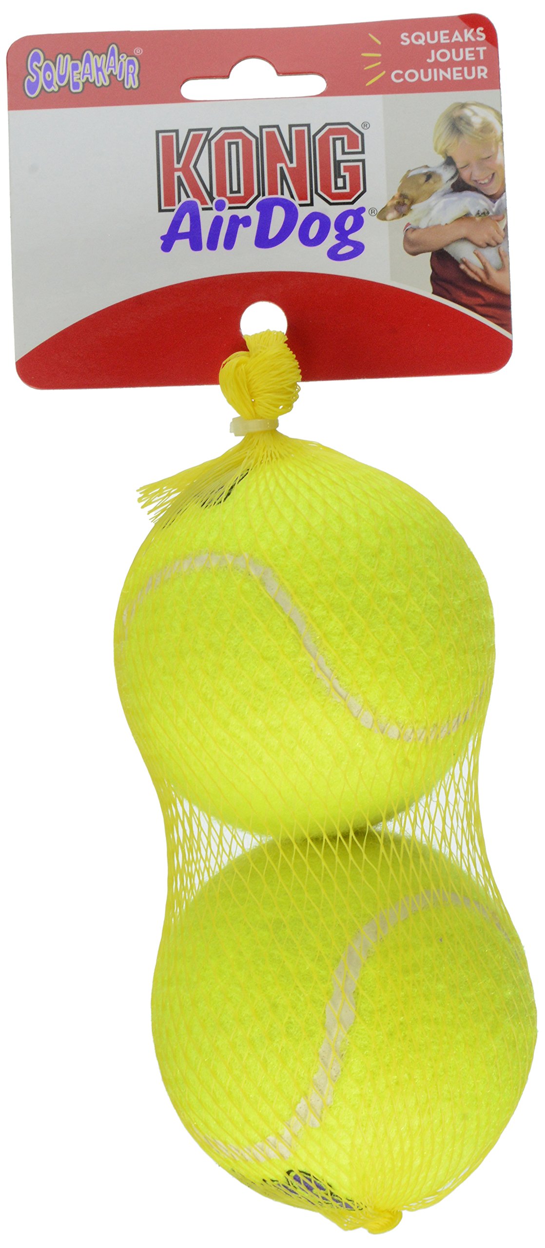 KONG Squeaker Tennis Balls Large Dog Toy 2Pack eBay