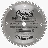 Freud TK304 8-1/4-Inch 40 Tooth ATB Thin Kerf Finishing Saw Blade with 5/8-Inch Arbor