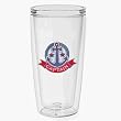 Captain 16 oz Insulated Beverage Tumbler, Clear