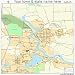 Huge Street & Road Map of Wisconsin Dells, Wisconsin WI - Printed poster size wall atlas of your hom