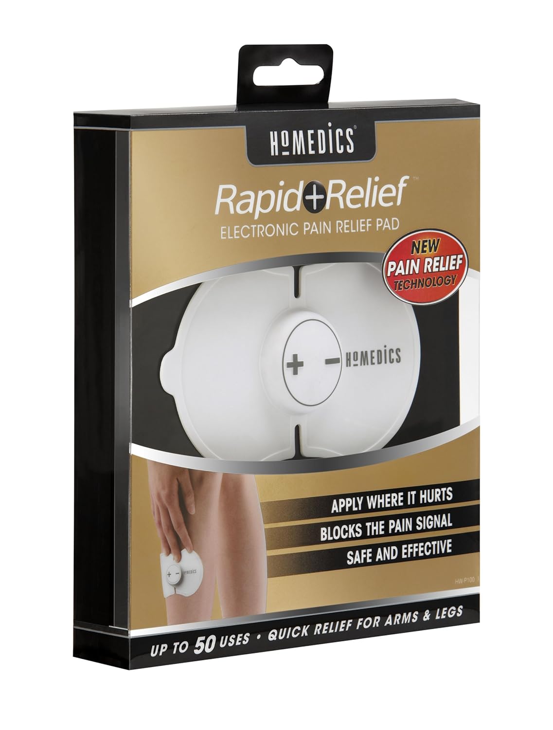 Homedics Rapid Relief Electronic Pain Relief Pad, Arms and Legs , New, Free Ship eBay