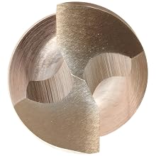 Precision Twist 209CO Cobalt Steel Taper Shank Drill Bit, Gold Oxide Finish, Morse Taper Shank, Spiral Flute, 135 Degree Point Angle