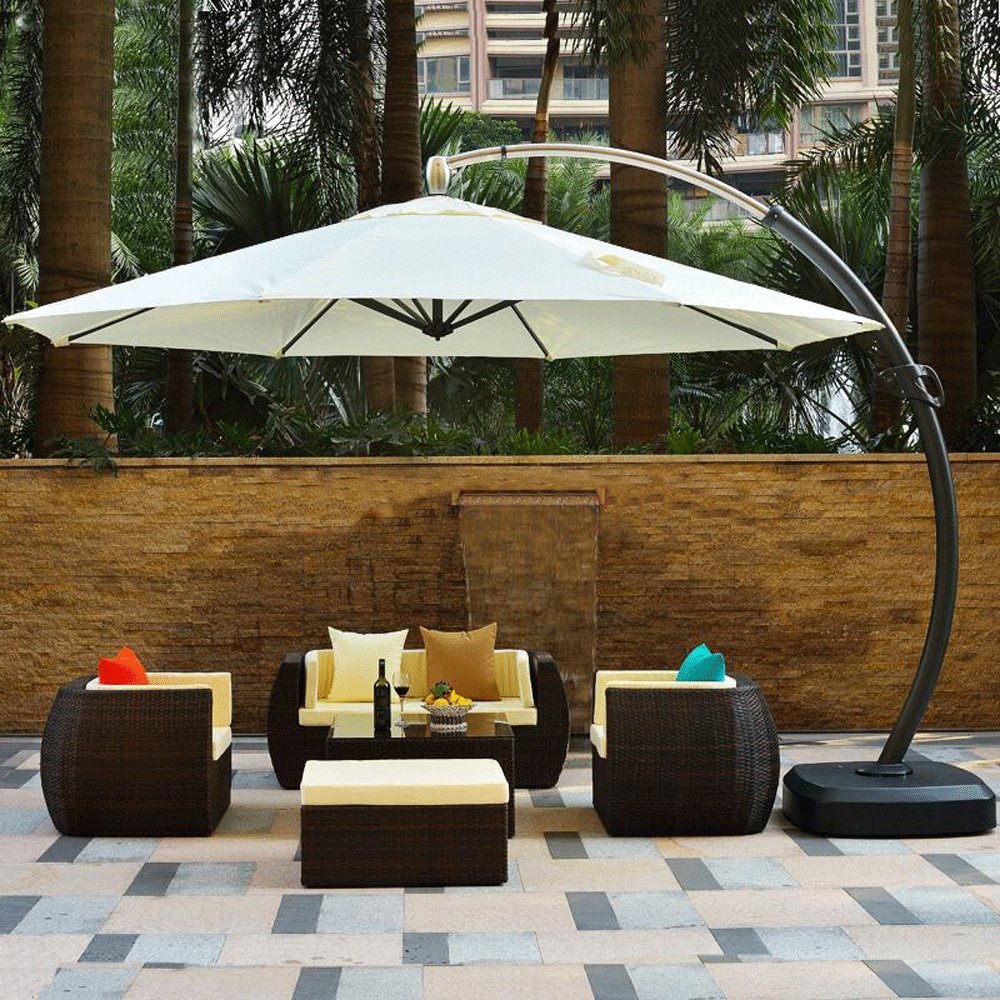 Offset Umbrella & Frame Cover, Fits 9ft to 13ft Cantilever Umbrellas