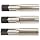 Union Butterfield 1500S(UNC)/1500S(UNF)/1500S(UNS) High-Speed Steel Hand Tap Set, Uncoated (Bright) Finish, Round Shank with Square End, 3-Piece (1 Taper, 1 Plug, 1 Bottoming Chamfer)