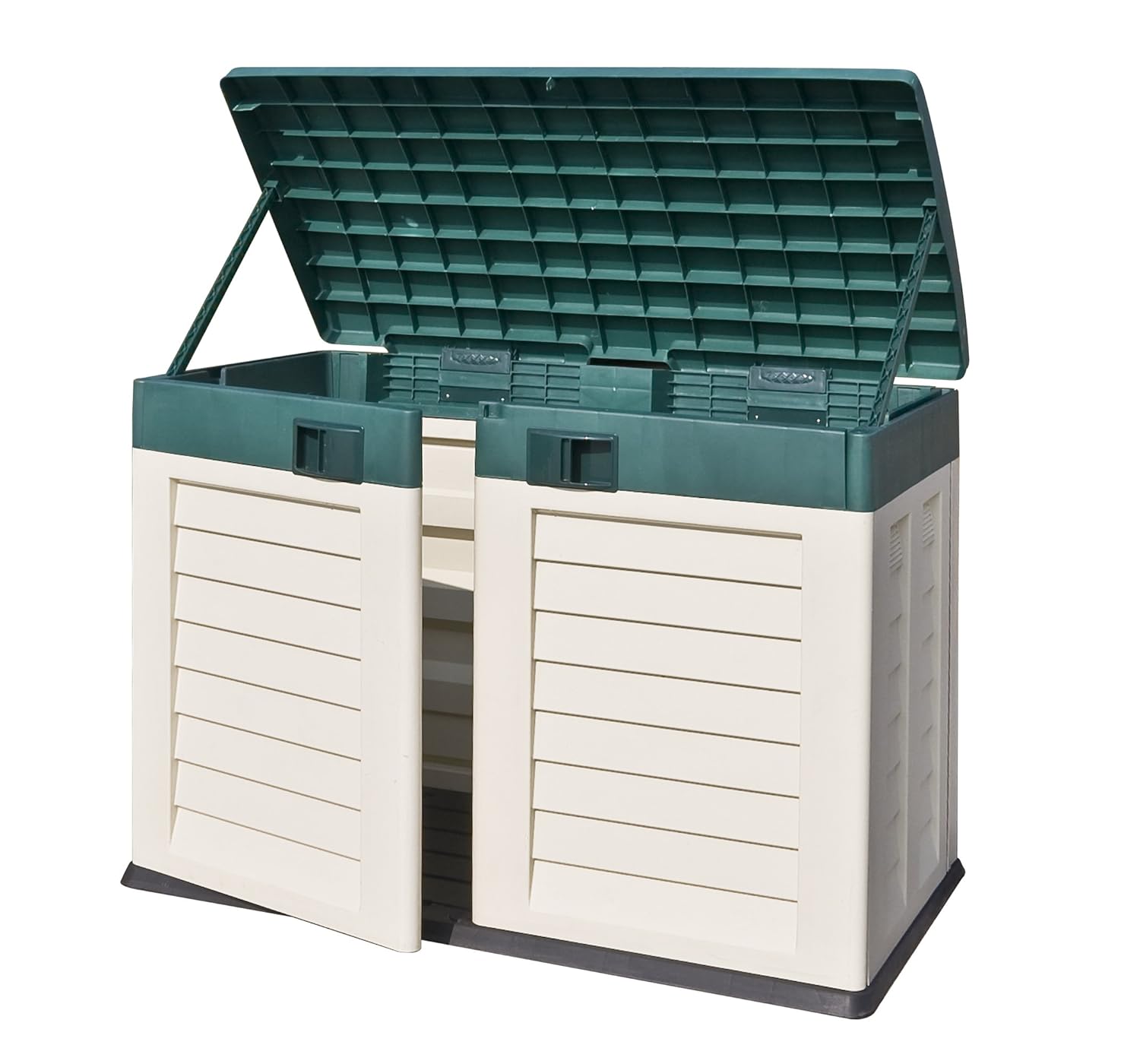 Double Wheelie Bin Storage Plastic images