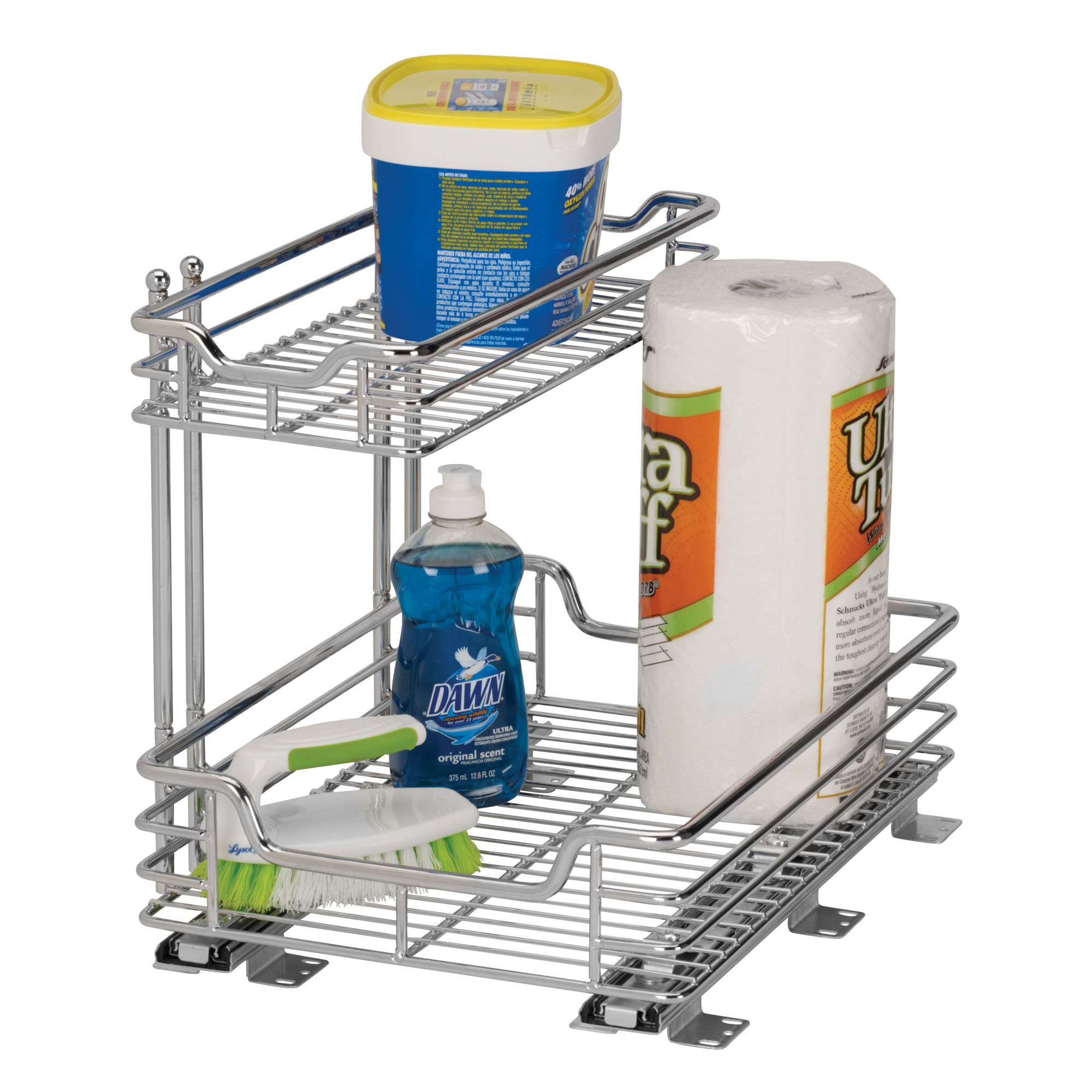 Household Essentials Undersink Sliding Organizer, Chrome, 12Inch eBay