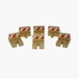 Wooden Train Track - 6 x Buffers (compatible with other leading brands) - Bigjigs Rail