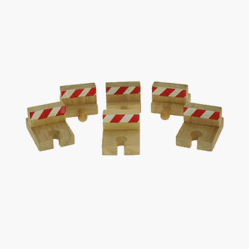 Buy Wooden Train Track - 6 x Buffers (compatible with other leading brands) - Bigjigs Rail online at Discounted New and Used prices. Delivered to your door with Childrens Toyshop.com