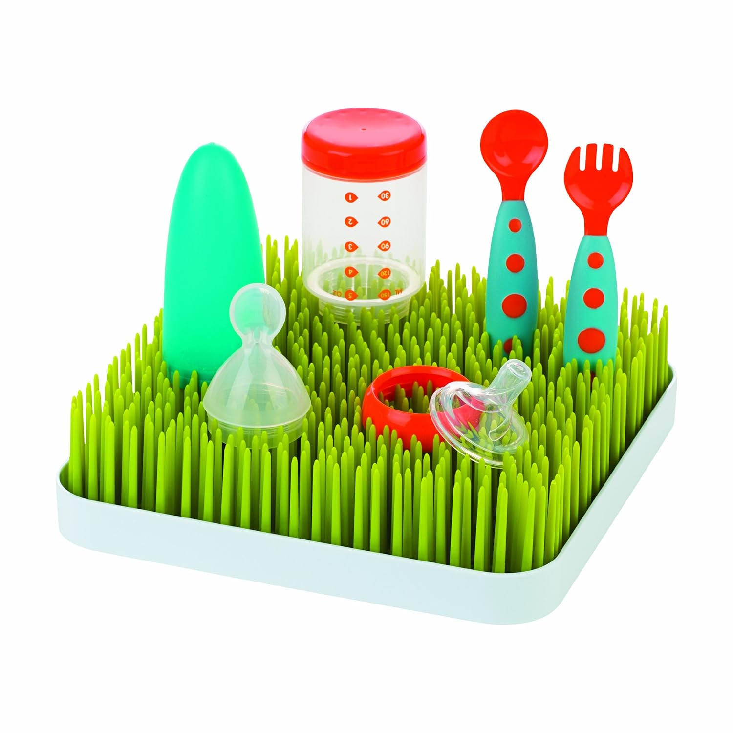 Boon Grass Countertop Drying Rack Kitchen Baby Bottles Holder Infant