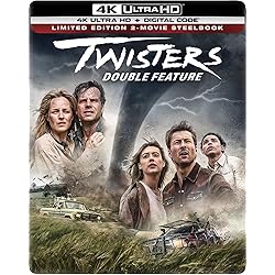 Twisters Double Feature - Limited Edition 2-Movie Steelbook 4K Ultra HD + Digital [Blu-ray]